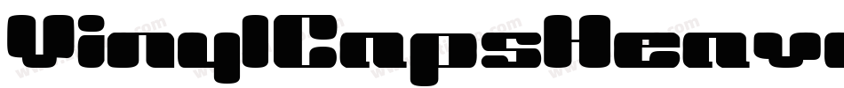 VinylCapsHeavy Italic字体转换